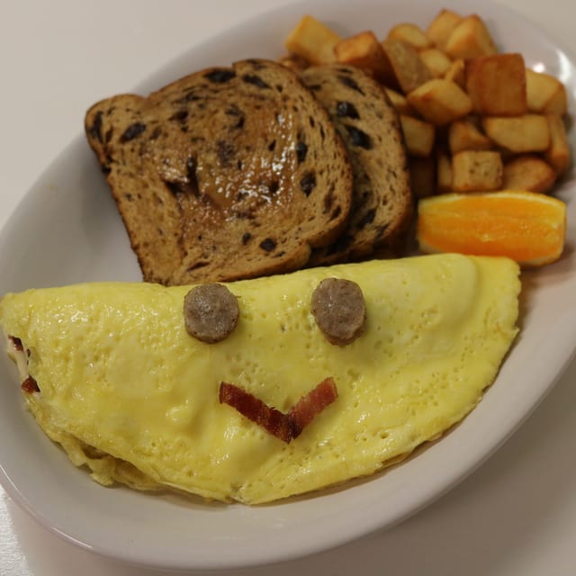 The Meaty Omelet.